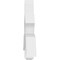 Ekena Millwork Davenport Architectural Grade PVC Gable Bracket, 72"W x 24"H x 4"D x 6"F, 8/12 Pitch GBP072X24X0406DAV00 - alternate 2